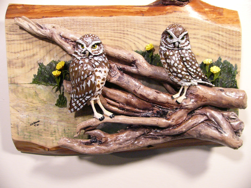Burrowing Owl sculpture