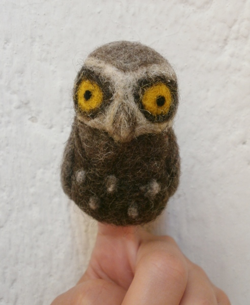 Needle-felted Owl