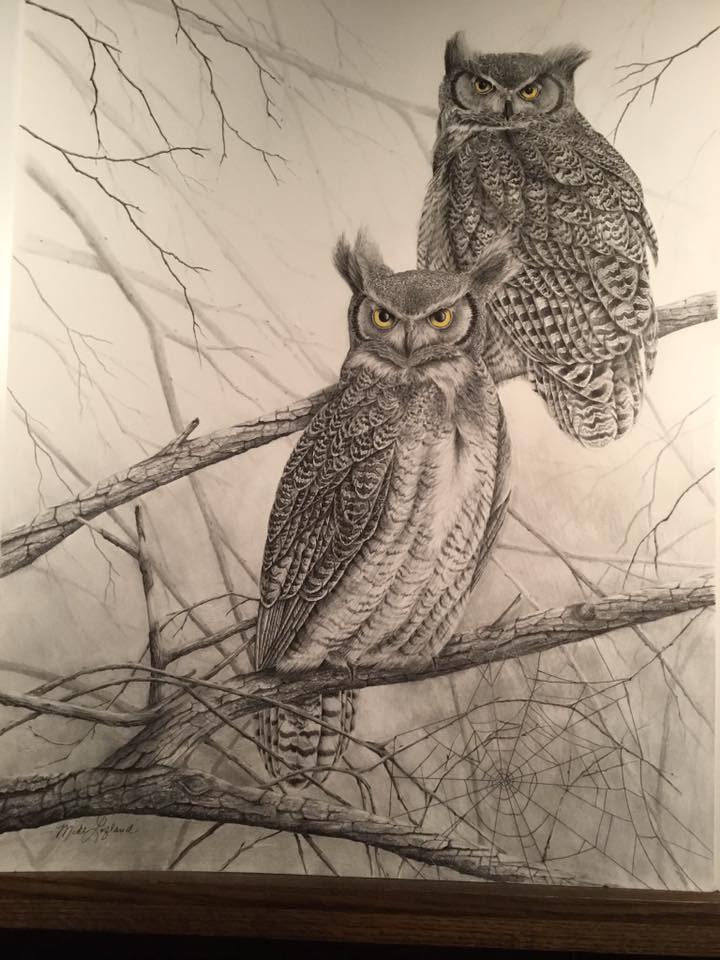 Great Horned Owl artwork