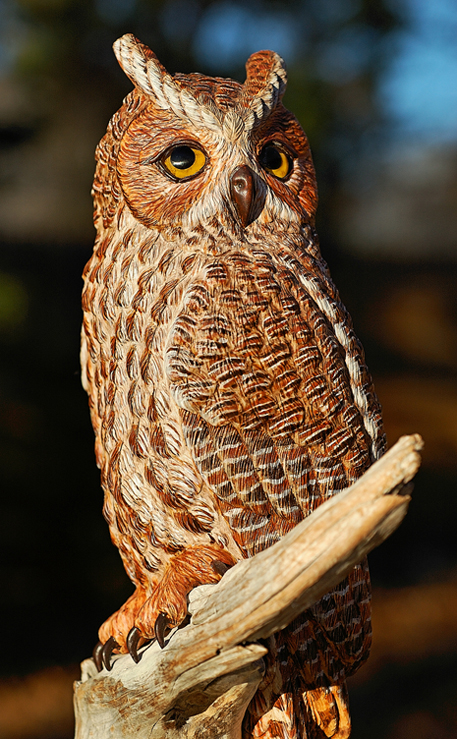 Long-eared Owl Carving