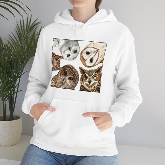 Who's Looking In Owls Unisex Hooded Sweatshirt
