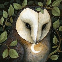 SALE! Limited edition giclee print titled "Keeper of the Moon" by Amanda Clark - o...