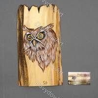 Small Cartoon Owl Hand Carved in wood