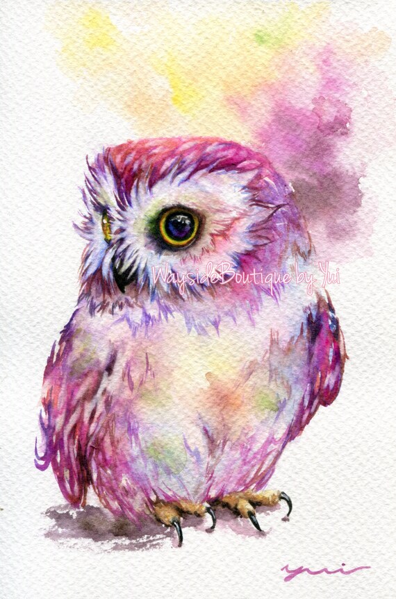 PRINT - Pink - Watercolor painting 7.5 x 11”