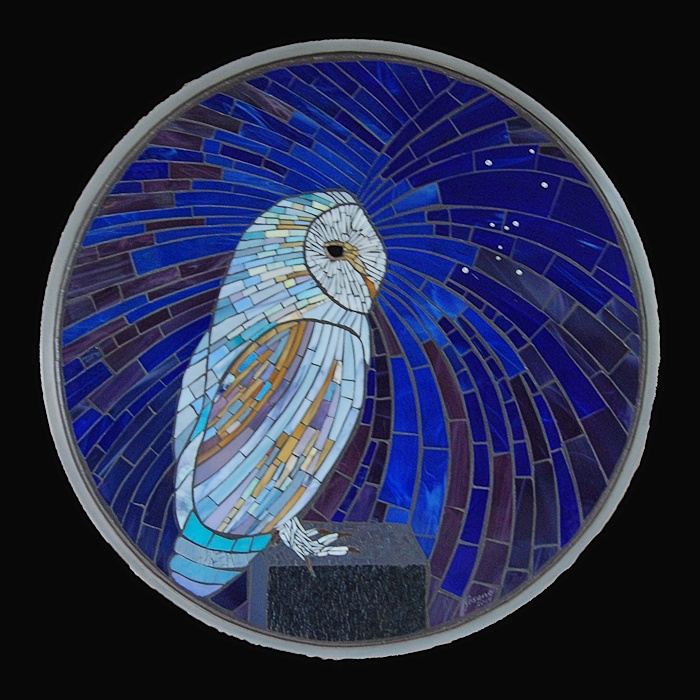 Owl mosaic