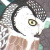 Owl paintings by Bernard Scott
