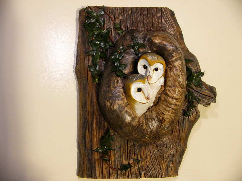 Barn Owl sculpture