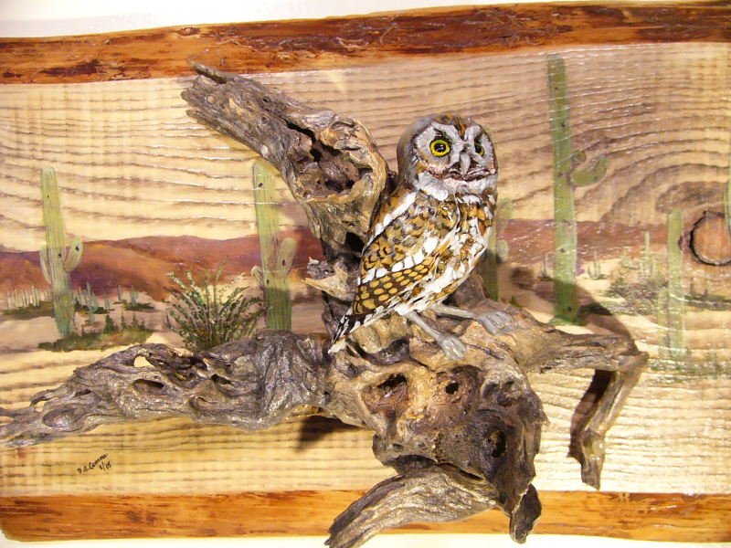 Elf Owl sculpture