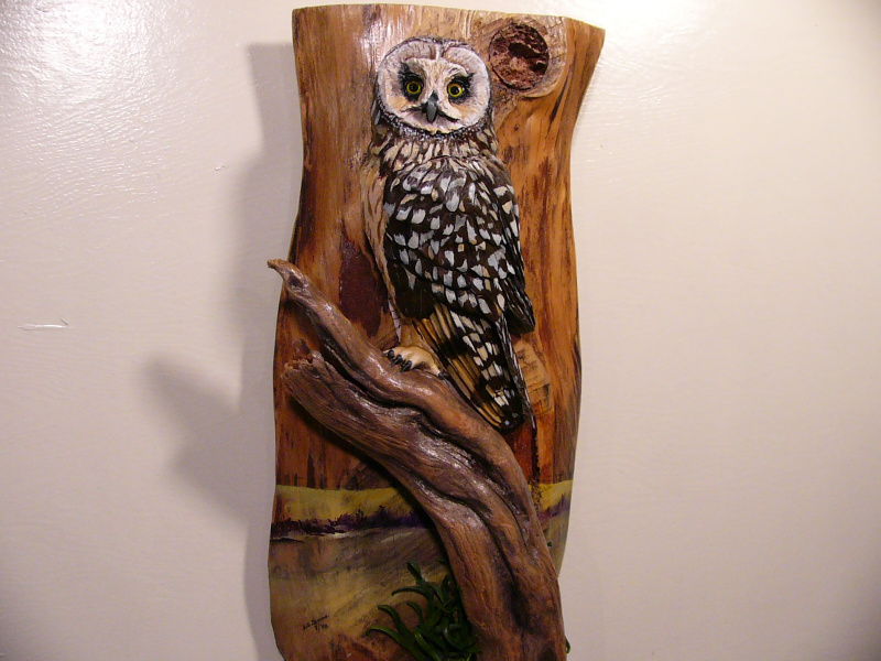 Short-eared Owl sculpture