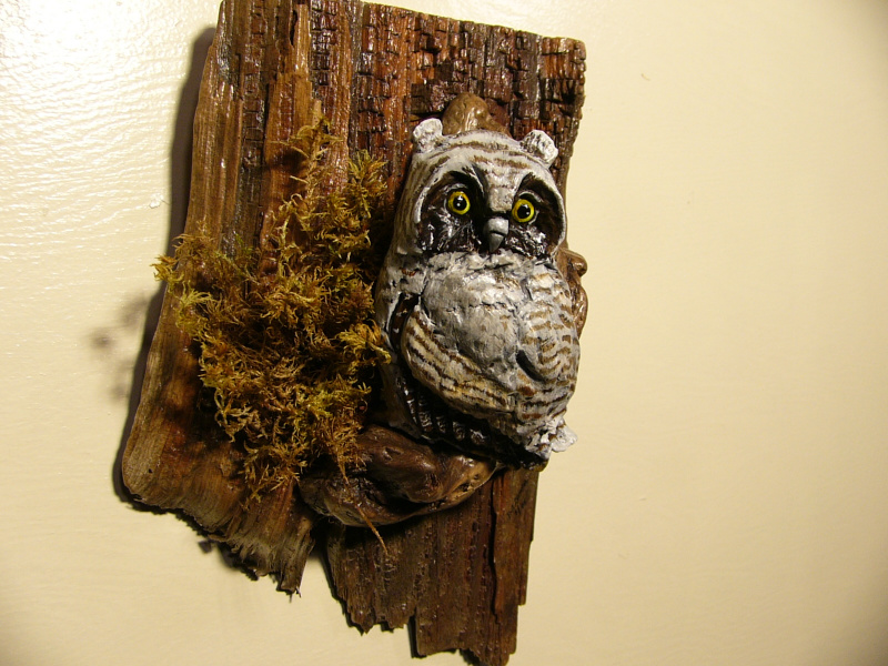 Long-eared Owl sculpture