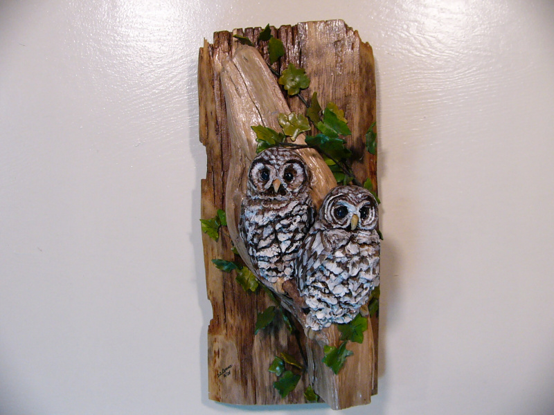 Barred Owl sculpture