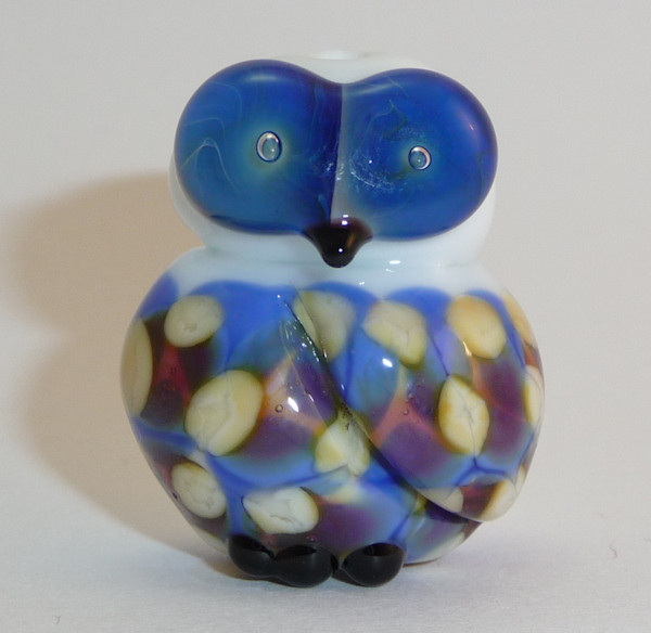 Owl Lampwork Bead