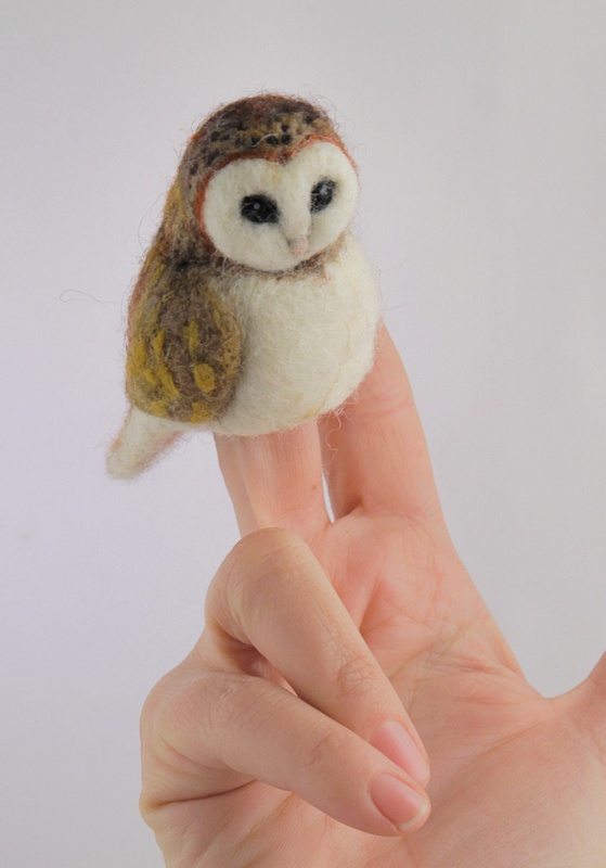 Needle-felted Owl