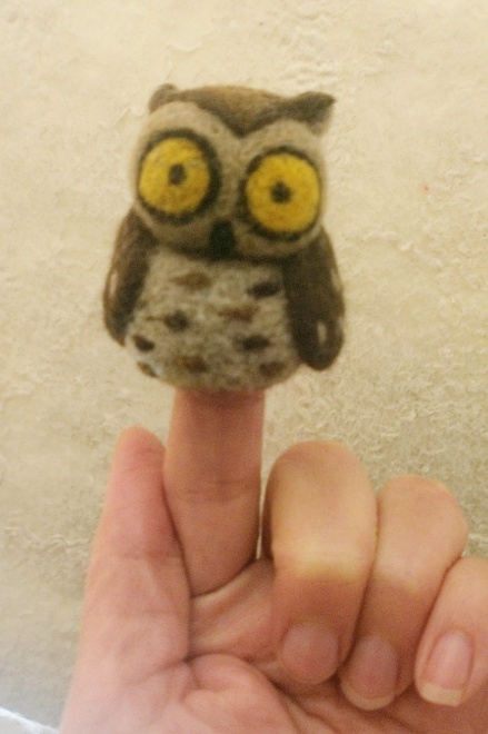 Needle-felted Owl