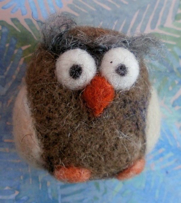 Needle-felted Owl