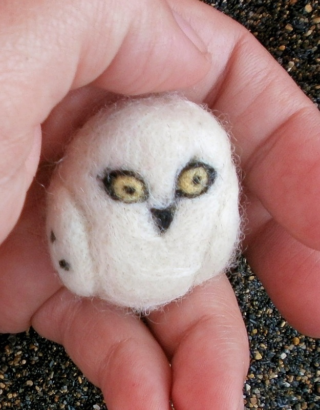 Needle-felted Owl