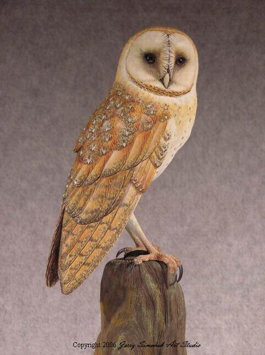 Barn Owl sculpture