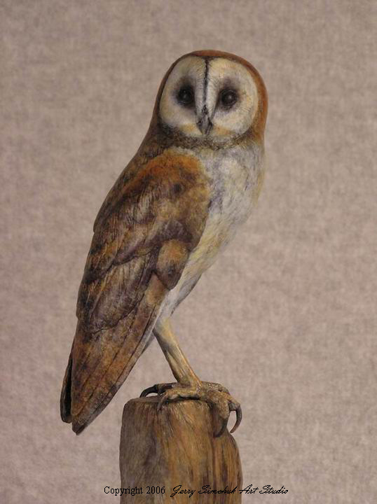 Barn Owl sculpture