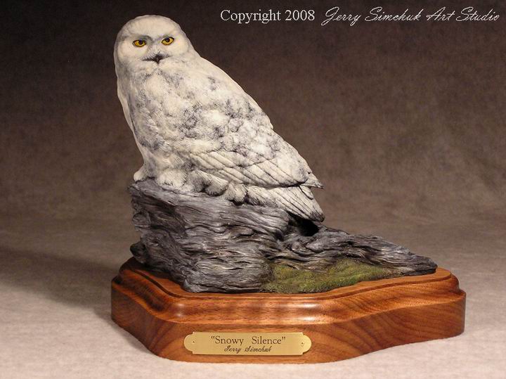 Snowy Owl sculpture