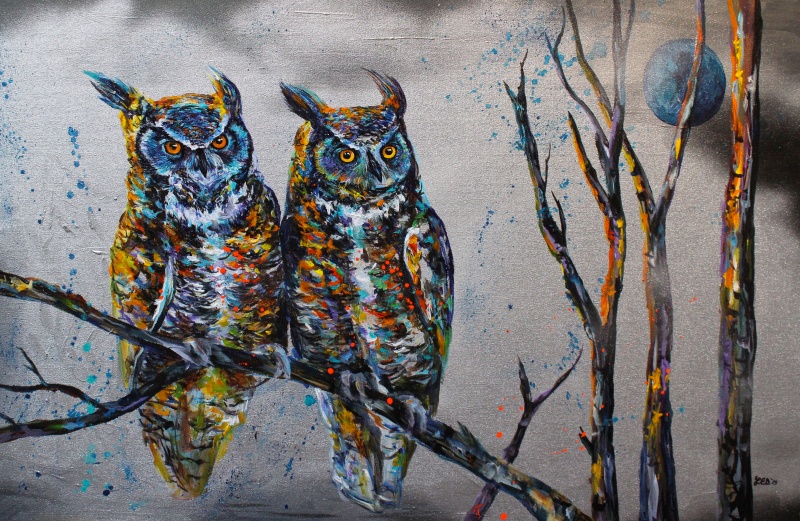 Owl painting