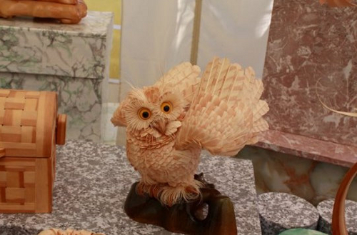 Owl sculpture