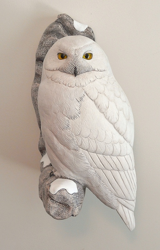 Snowy Owl carving