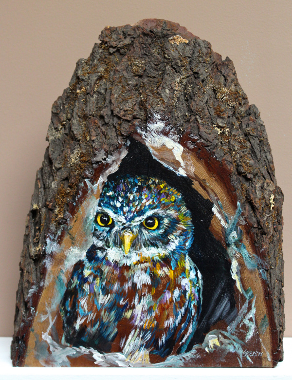 Owl painting