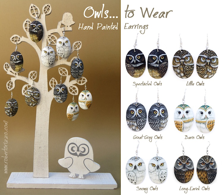 owl earrings