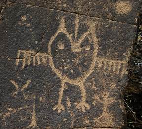 Spedis Owl petroglyph