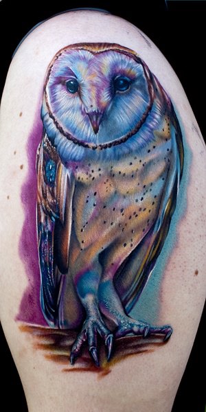 Barn Owl tattoo