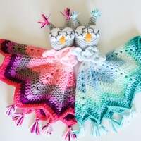 CROCHET PATTERN / Baby Owl Lovey
