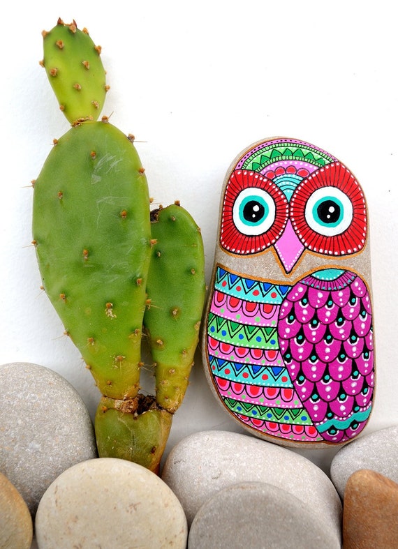 Owl Stone - From the Book "Art on the Rocks" by F.Sehnaz BAC