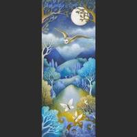 Limited edition giclee print titled "Full Moon Flight" by Amanda Clark - fairytale...