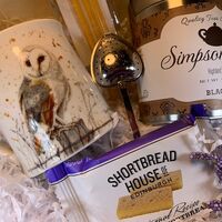 Scottish Owl Mug and tea gift box