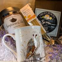 Scottish Gift Box, Tea Gift Box, Owl Mug, Scotland Gift Box, New Home Gift, Get Well Gift, T...