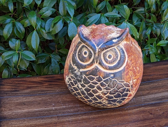 Owl Planter Pot - Clay Flower Pot