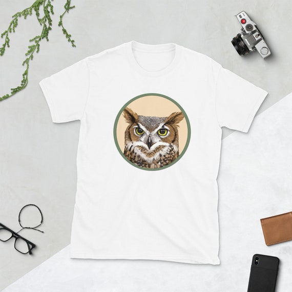 Cute Great Horned Owl T-Shirt