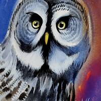 Great Gray Owl is part of my 2022 A Year of Birds Challenge.  One-of-a-kind. I will donate 2...