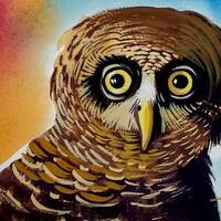Rufous Owl is part of my 2022 A Year of Birds Challenge.  One-of-a-kind. I will donate 20% o...