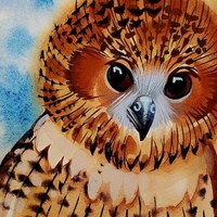 Pels Fishing Owl is part of my 2022 A Year of Birds Challenge.  One-of-a-kind. I will donate...