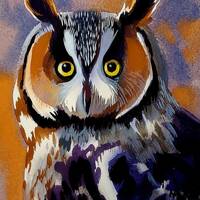 Long-Eared Owl is part of my 2022 A Year of Birds Challenge.  One-of-a-kind. I will donate 2...