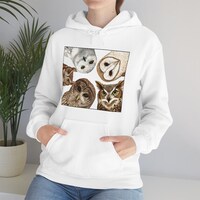 Who's Looking In Owls Unisex Hooded Sweatshirt