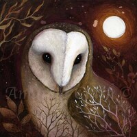 Limited edition Barn Owl print - Silence of the Night