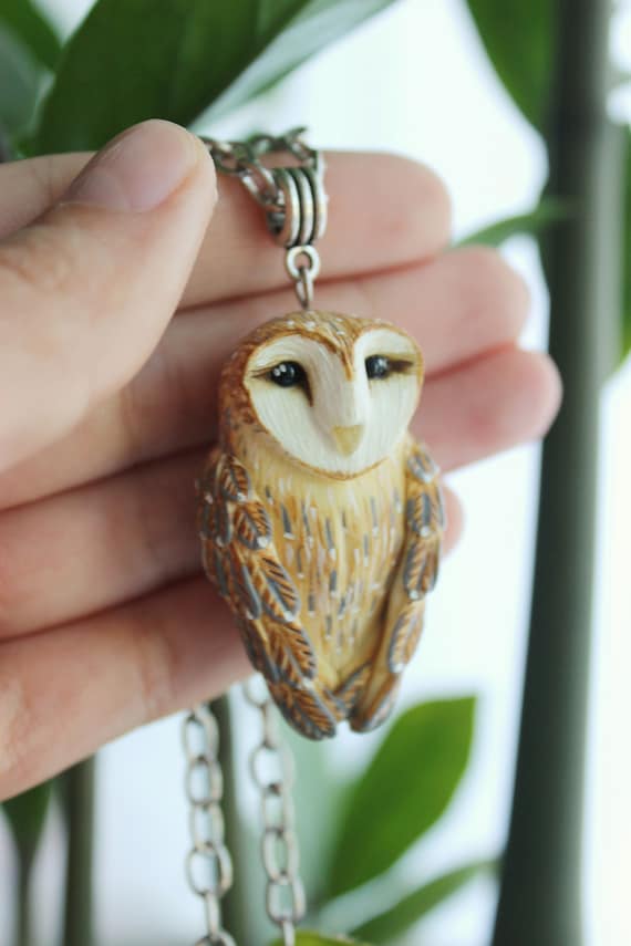 Barn Owl Pendant