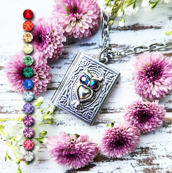 Owl Book Locket