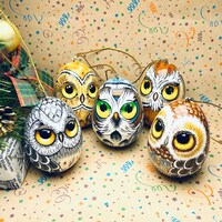 Xmas Tree Owls Ornament