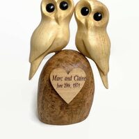 Personalized Valentine's Day gifts, Anniversary, Owl gifts for wife, couple gifts, wood ...