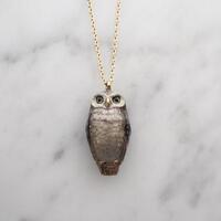 Spotted Owlet whistle pendent Necklace