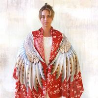 Shovava Cherry Owl Scarf - Spring Style Accessories Ideal For Boho Festival Clothing or Wedd...