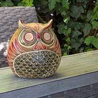 Handmade Clay Owl Flower Pot | Mexican Pottery Planter  | Animal Garden Gift